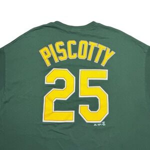 Piscotty‎ x Oakland Athletics A's baseball green shirt